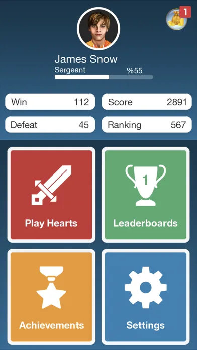 Hearts - Card Game স্ক্রিনশট