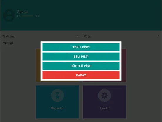 Pişti - İnternetsiz iPad  Screenshots
