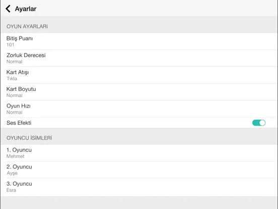 Pişti - İnternetsiz iPad  Screenshots