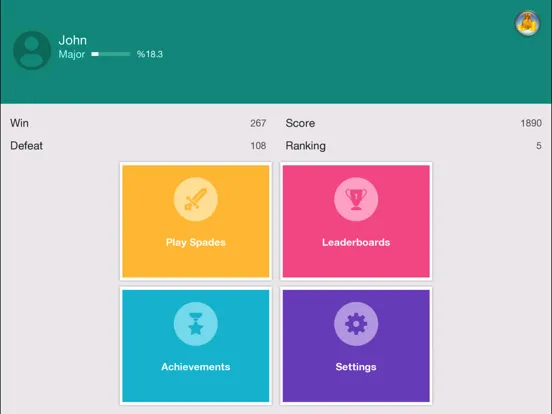 Spades: Card Game iPad  스크린샷