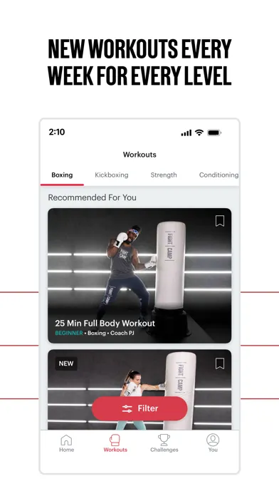 Screenshot di FightCamp Home Boxing Workouts