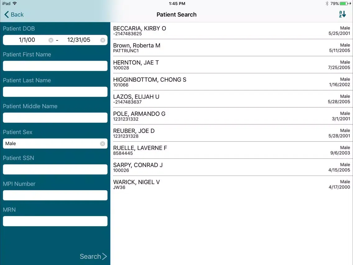 OnBase Mobile Healthcare 16 iPad  سکرین شاٹس