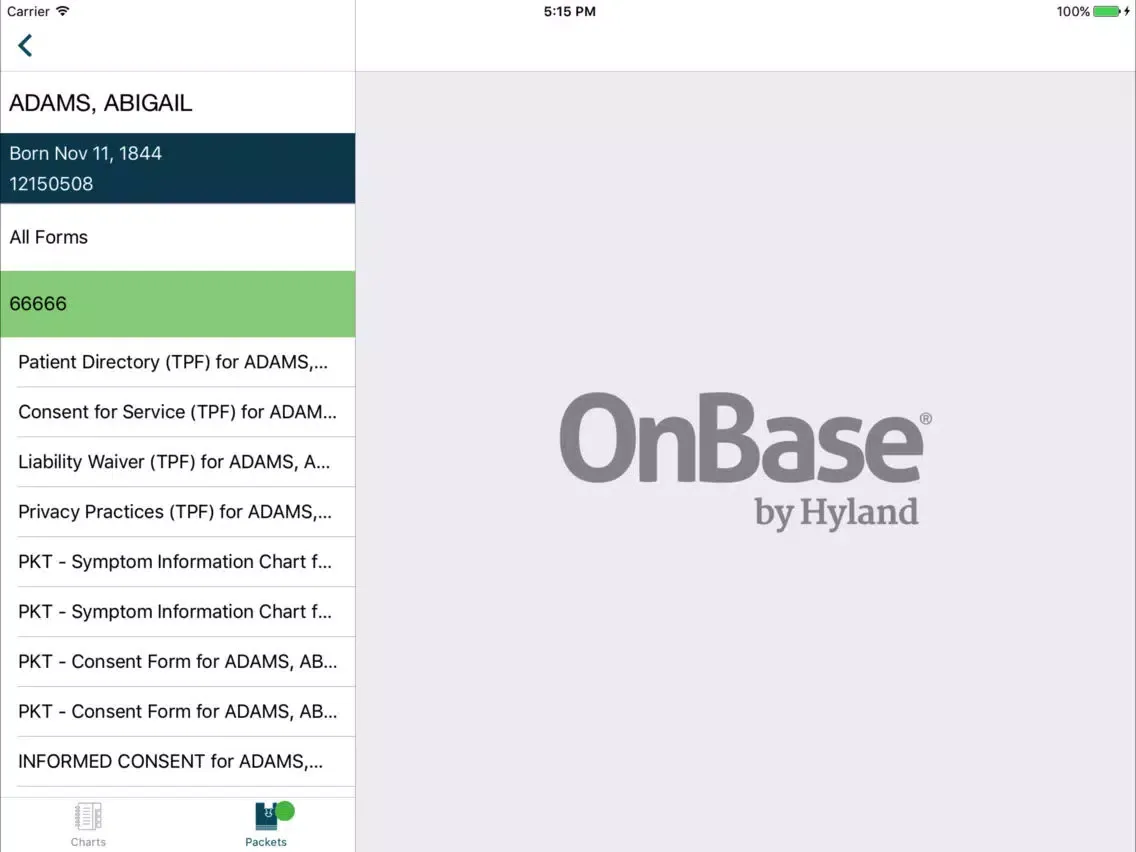 صور OnBase Mobile Healthcare 17 iPad 