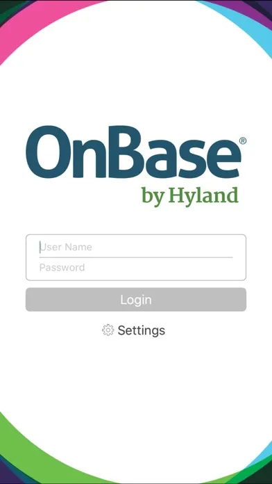 Capturas de pantalla de OnBase Mobile 18 for iPhone