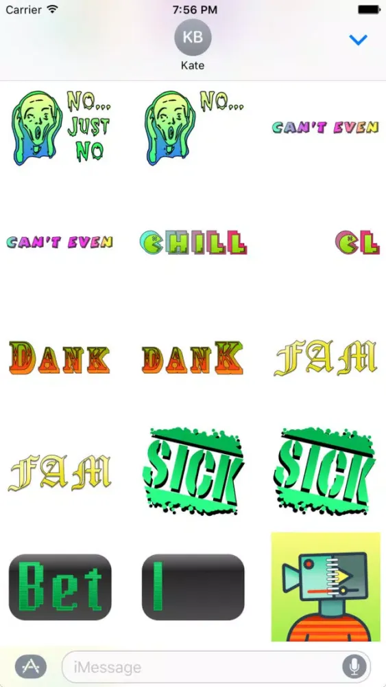Squadicons -- Stickers for iMessage You Need ASAP Screenshots