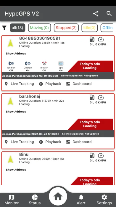 Tangkapan layar HypeGPS V2