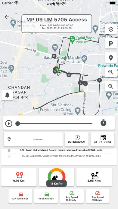 Tangkapan layar HypeGPS V2