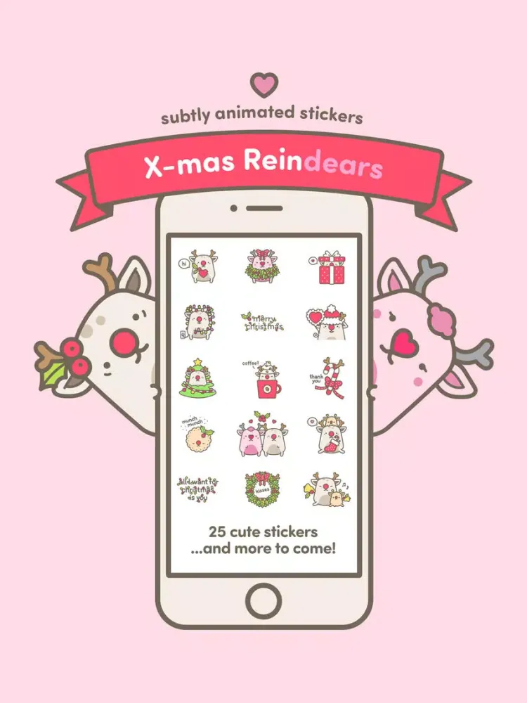 ภาพหน้าจอของ Christmas ReinDEARS iPad 