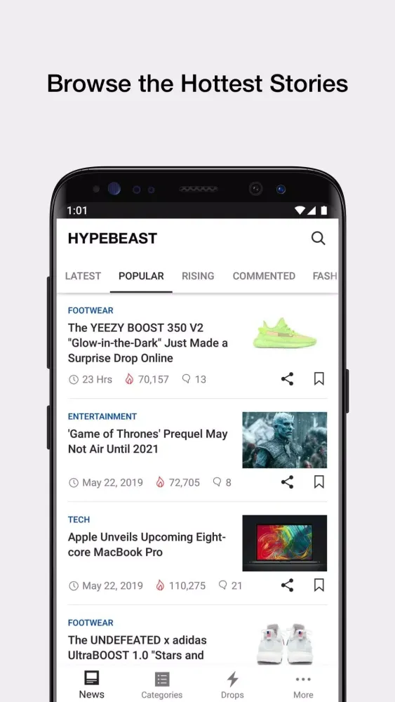 HYPEBEAST स्क्रीनशॉट