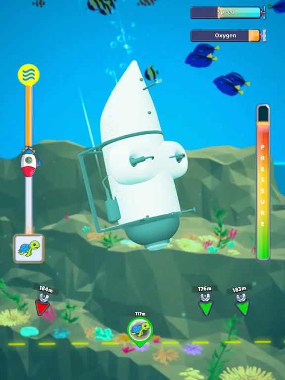 Deep Dive - Submarine Jump iPad  スクリーンショット