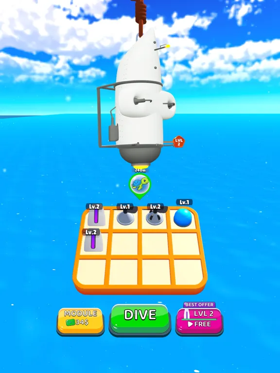 Deep Dive - Submarine Jump iPad  スクリーンショット