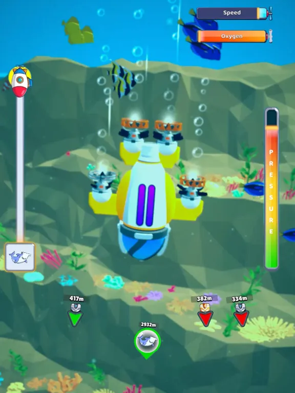 Deep Dive - Submarine Jump iPad  スクリーンショット