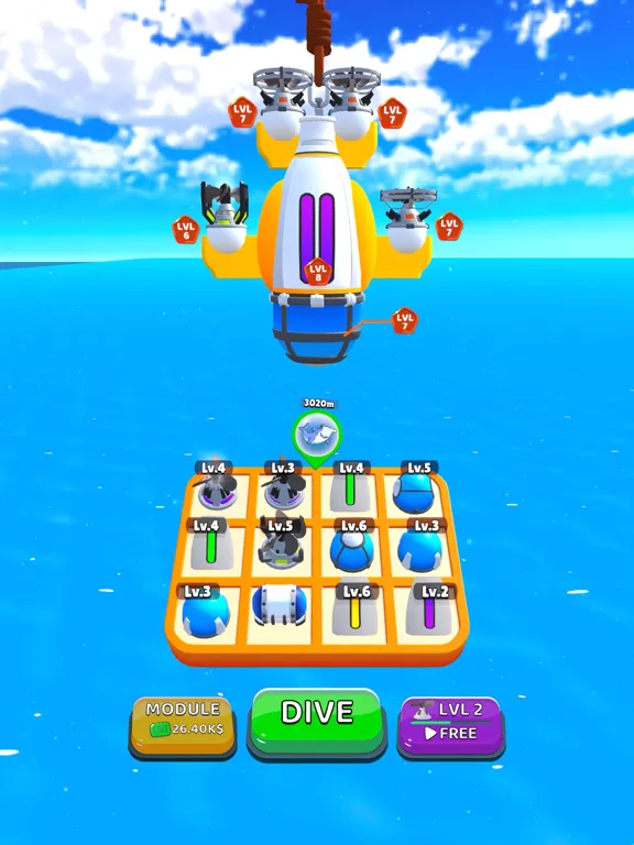 Deep Dive - Submarine Jump iPad  スクリーンショット