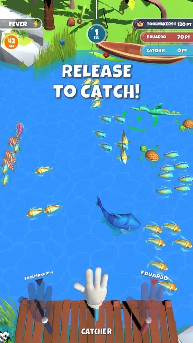 Tangkapan skrin Fishing Party 3D