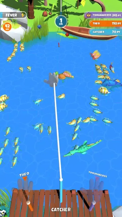 Tangkapan skrin Fishing Party 3D
