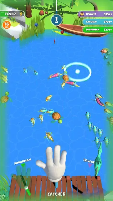 Tangkapan skrin Fishing Party 3D
