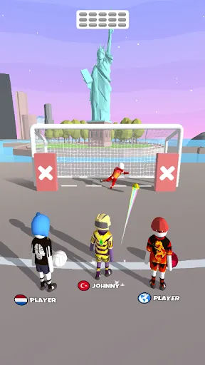 Tangkapan skrin Goal Party - Soccer Freekick