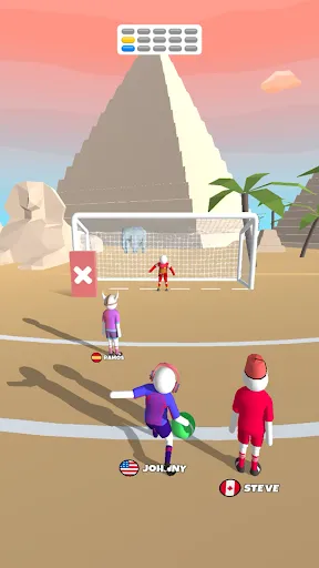 Tangkapan skrin Goal Party - Soccer Freekick
