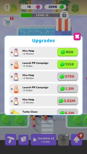 Capturas de tela do My Aquapark: Idle Water Empire