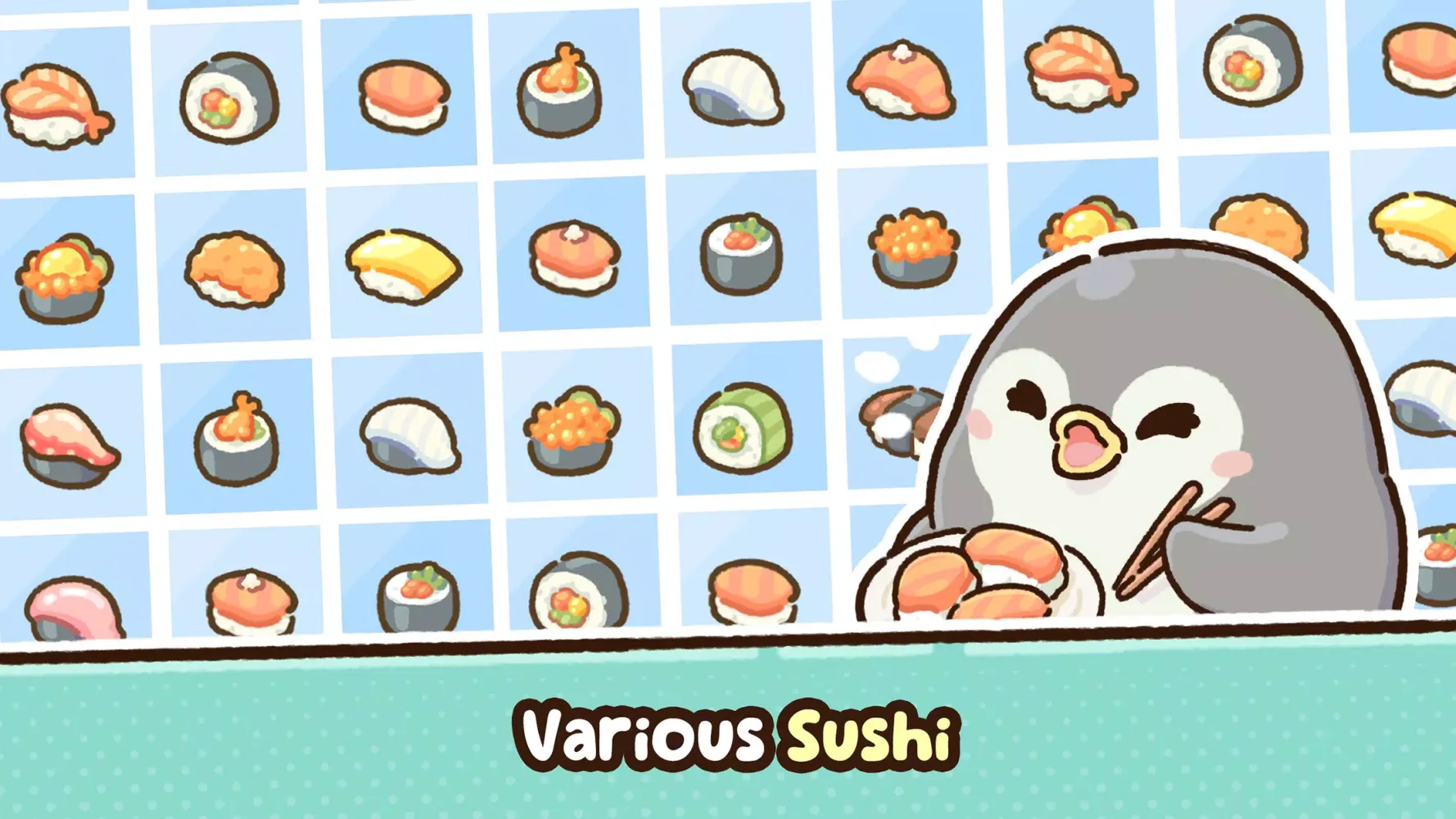 Tangkapan layar Penguin Sushi Bar