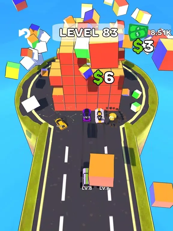 Tangkapan skrin Cars Crush iPad 