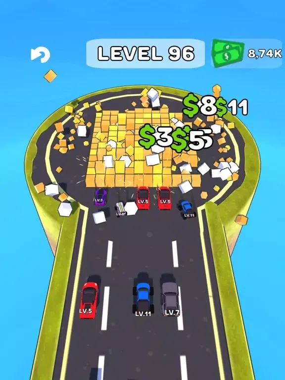 Tangkapan skrin Cars Crush iPad 