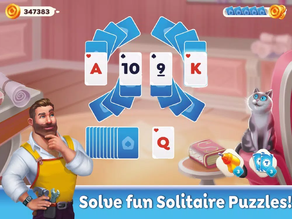 House Flipper Solitaire iPad 應用截圖