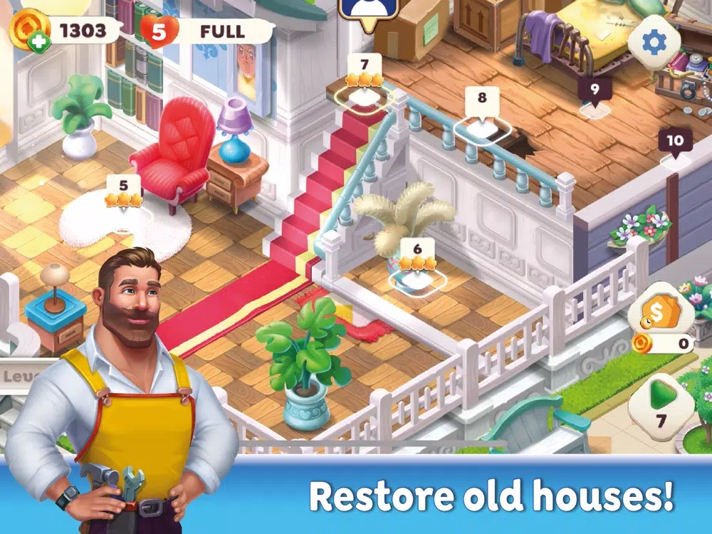 House Flipper Solitaire iPad 應用截圖