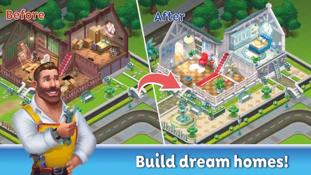 Screenshot di House Flipper Solitaire