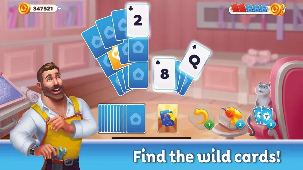 Screenshot di House Flipper Solitaire