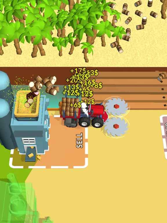 Ảnh chụp màn hình của Lumber Harvest: Tree Cutting iPad 