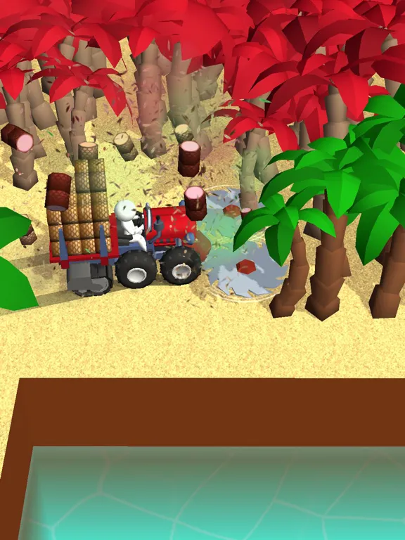 Ảnh chụp màn hình của Lumber Harvest: Tree Cutting iPad 