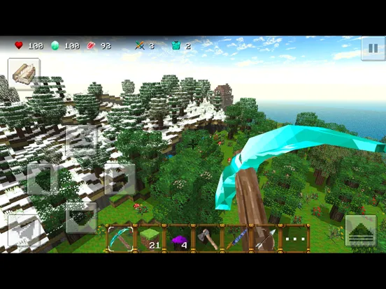 Ảnh chụp màn hình của World of Craft: Survival Build iPad 