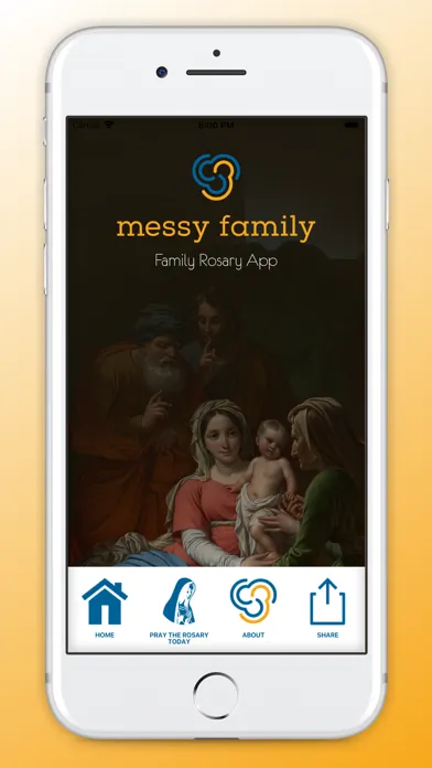 Tangkapan skrin Family Rosary App