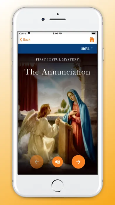 Tangkapan skrin Family Rosary App