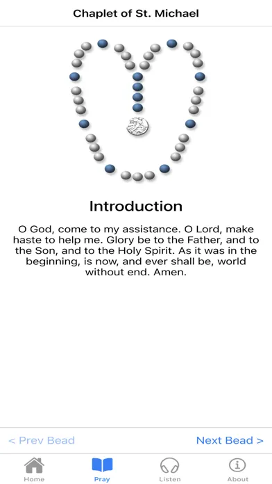 ภาพหน้าจอของ St. Michael App