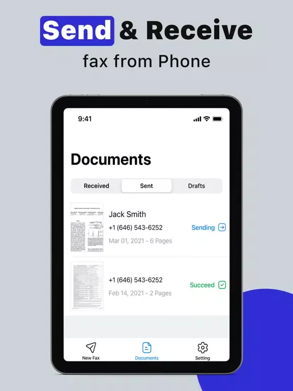 Smart Fax: Fax from iPhone iPad  स्क्रीनशॉट