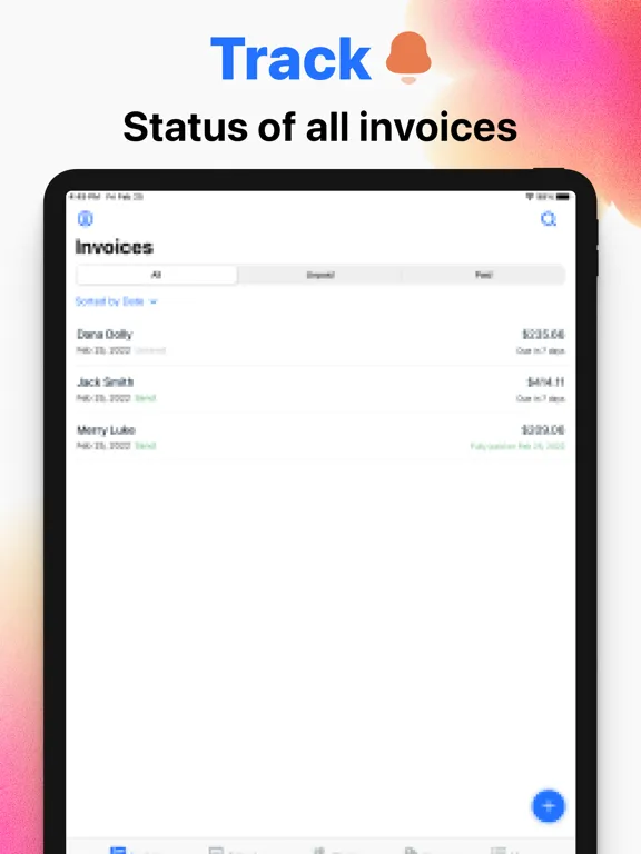 Tangkapan skrin Invoice App: Estimate Maker iPad 