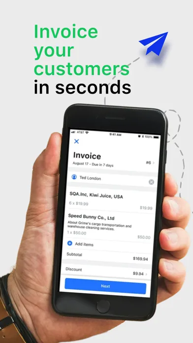 Tangkapan skrin Invoice App: Estimate Maker