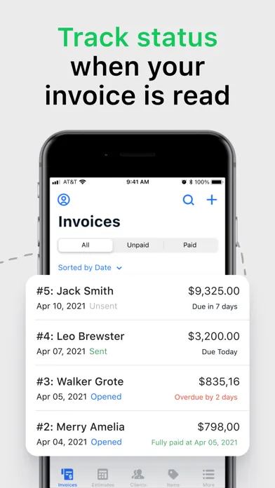 Tangkapan skrin Invoice App: Estimate Maker