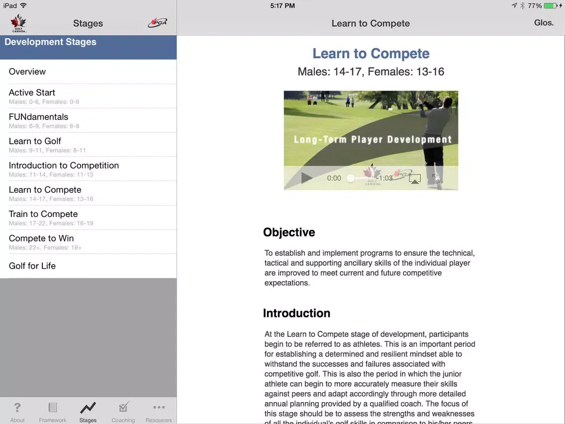 تصاویر Long-Term Player Development Guide iPad 