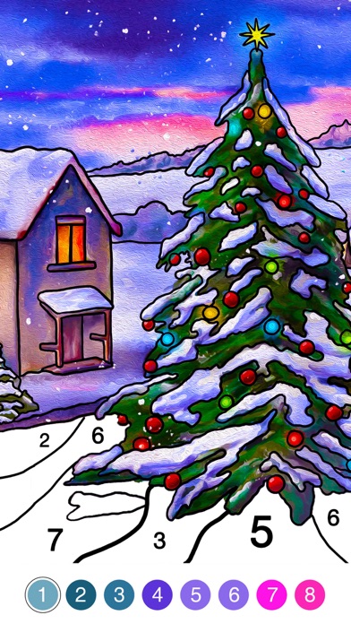Capturas de tela do Christmas Artbook
