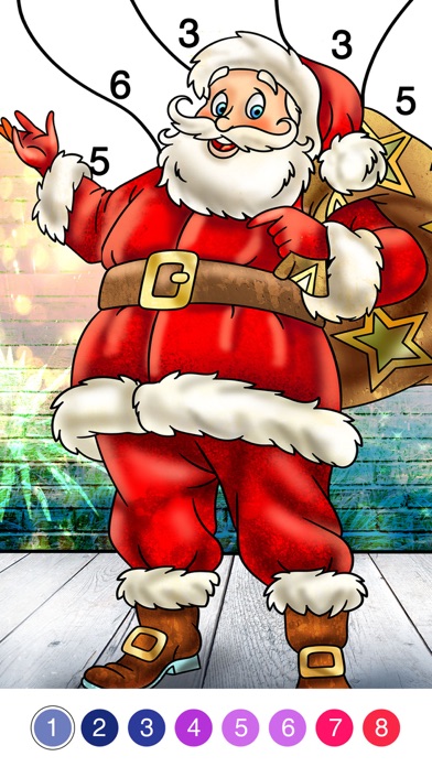 Capturas de tela do Christmas Artbook