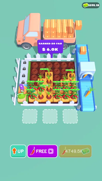 Capturas de tela do Click Farm