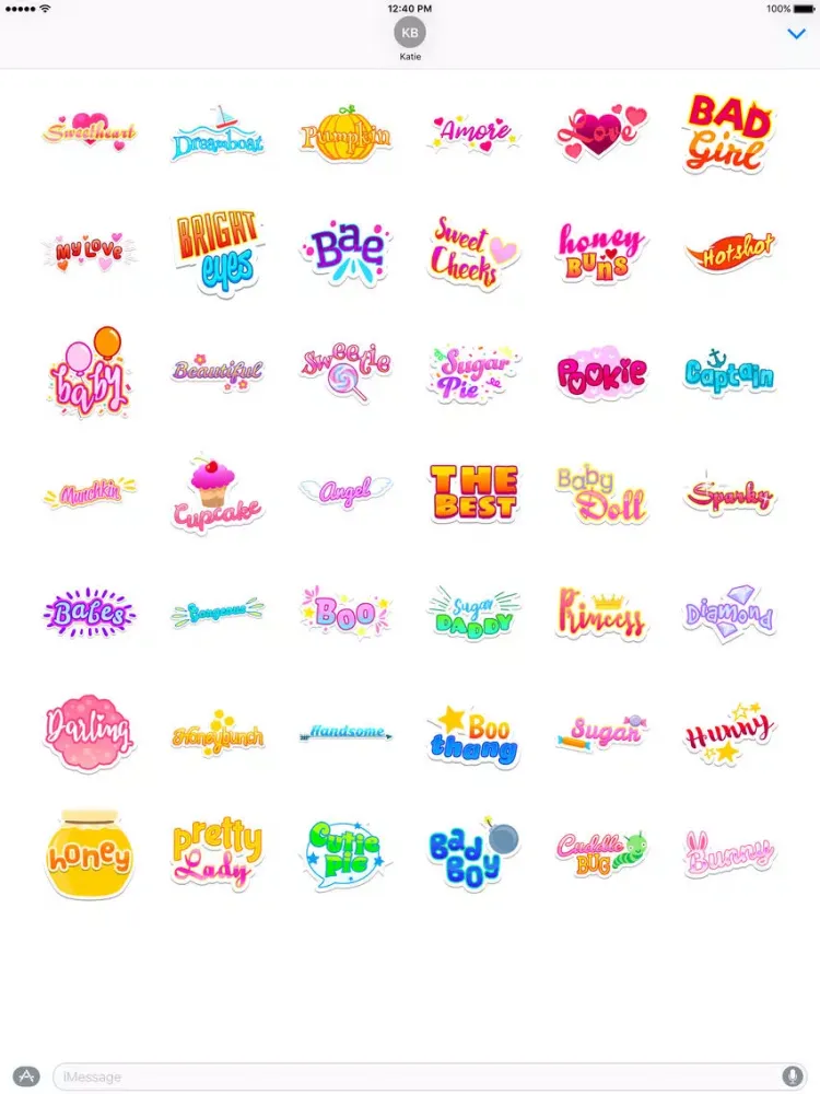 صور Honey Stickers iPad 