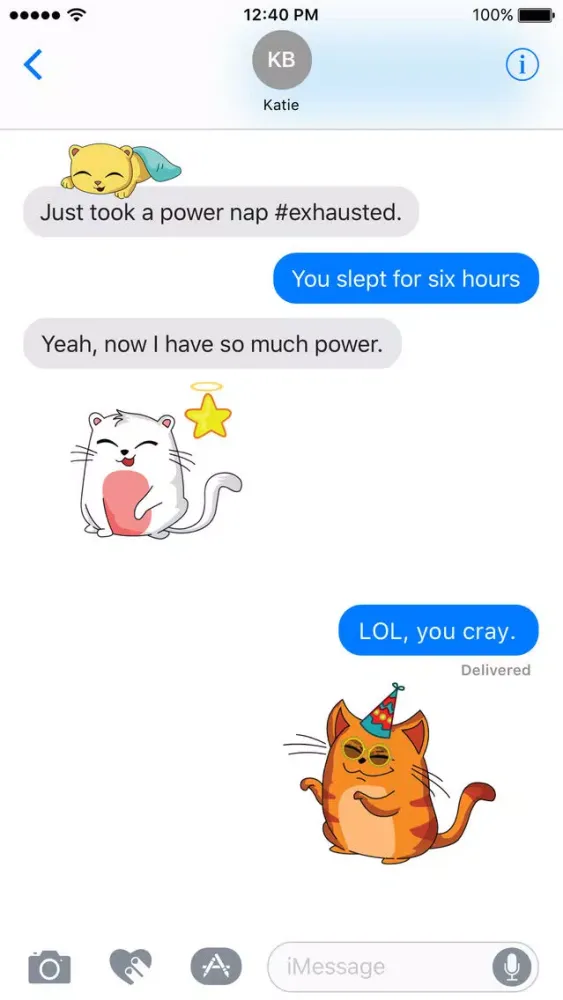 Purrfect Cat Stickers Screenshots