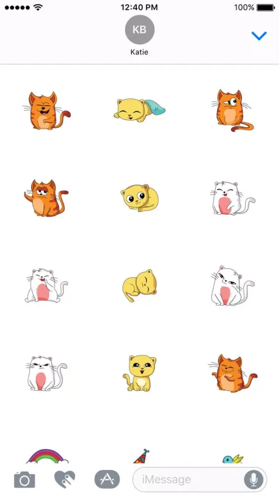 Purrfect Cat Stickers Screenshots