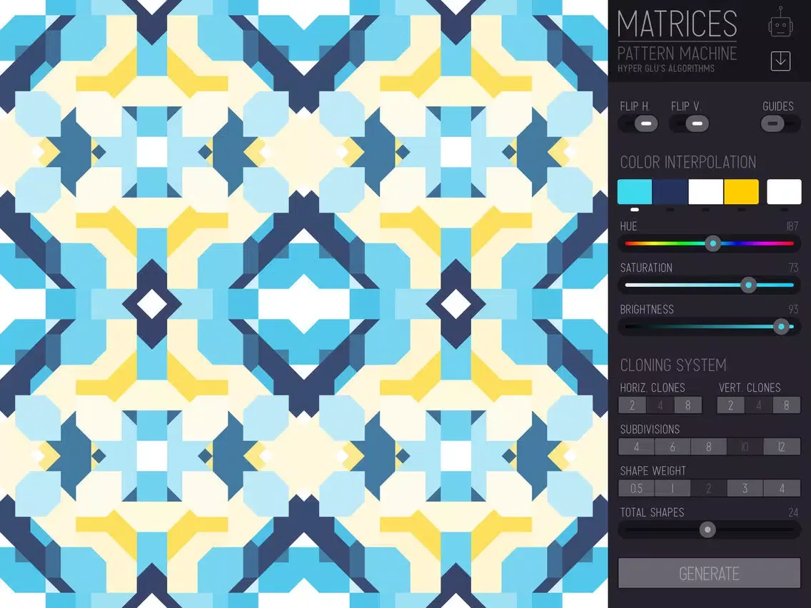 Tangkapan skrin Matrices - Pattern Machine iPad 