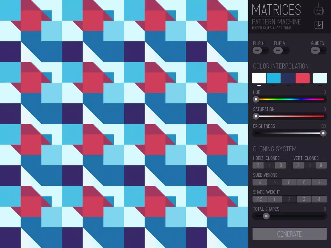 Tangkapan skrin Matrices - Pattern Machine iPad 