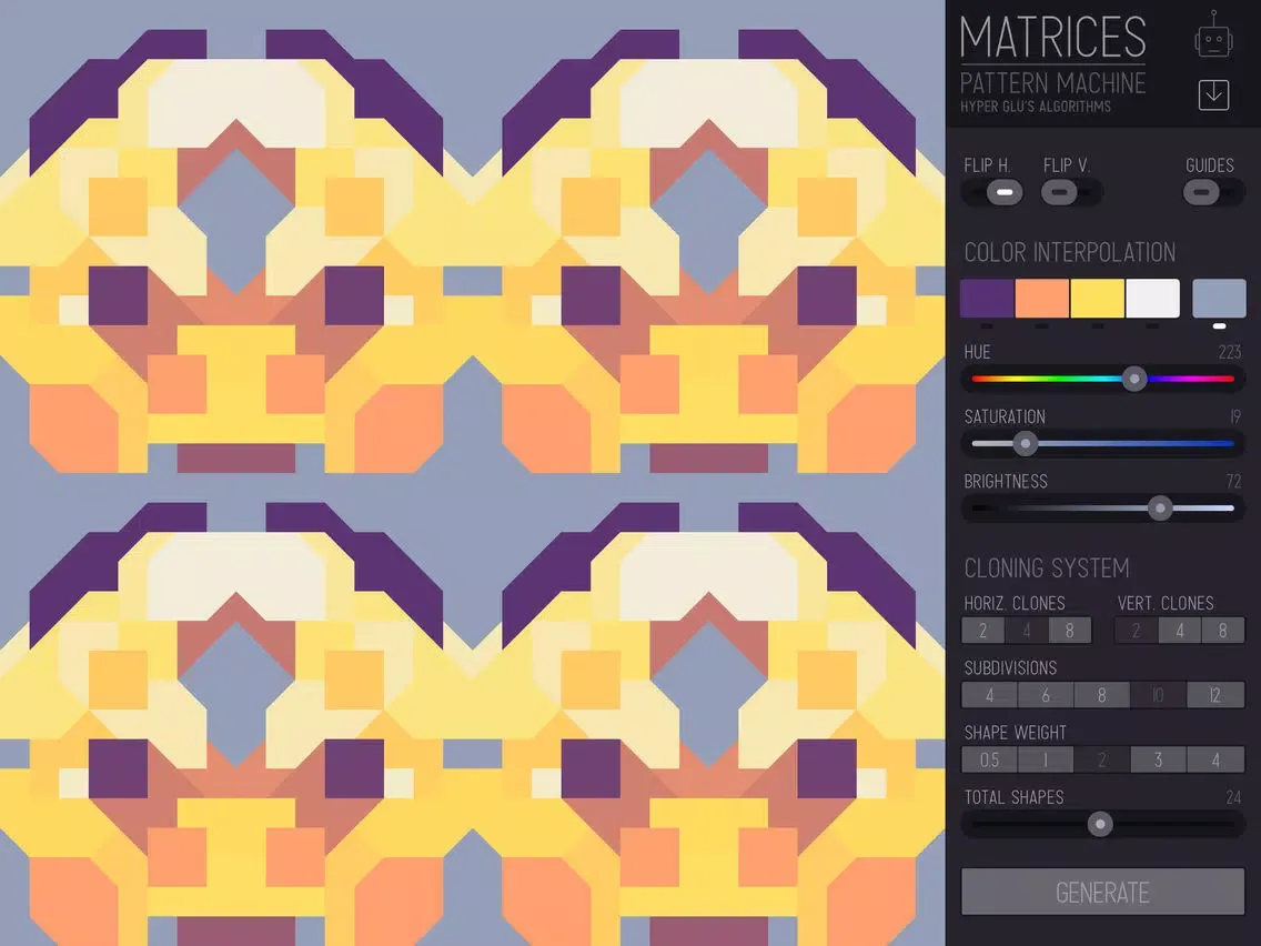 Tangkapan skrin Matrices - Pattern Machine iPad 